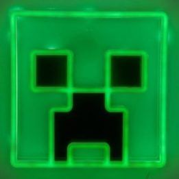 Paladone Minecraft Creeper prie sienos tvirtinamas LED neoninis šviestuvas, 25 cm