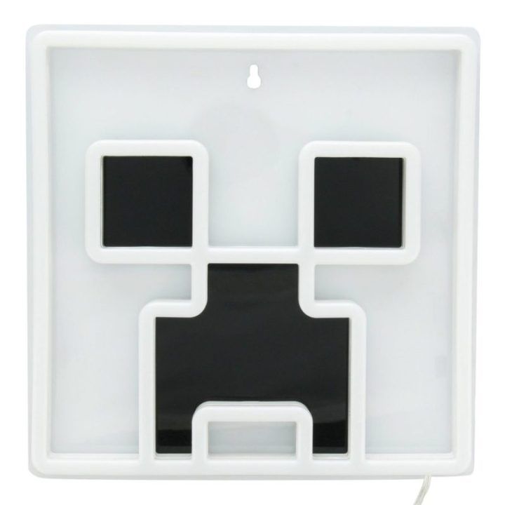 Paladone Minecraft Creeper prie sienos tvirtinamas LED neoninis šviestuvas, 25 cm