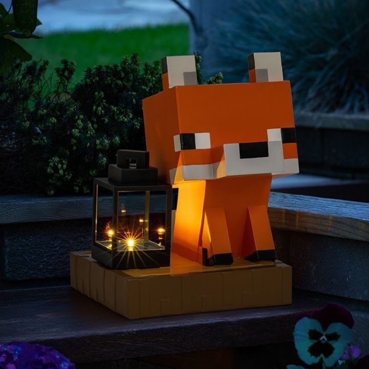 Paladone Minecraft Fox Solar Light saulės šviestuvas