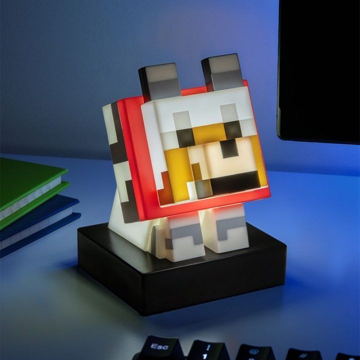 Paladone Minecraft Wolf Icon Light lemputė