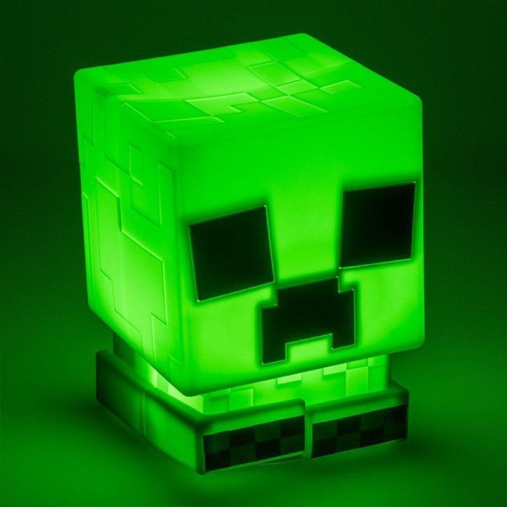 Paladone Minecraft Creeper SquishyGlo silikoninis įkraunamas šviestuvas