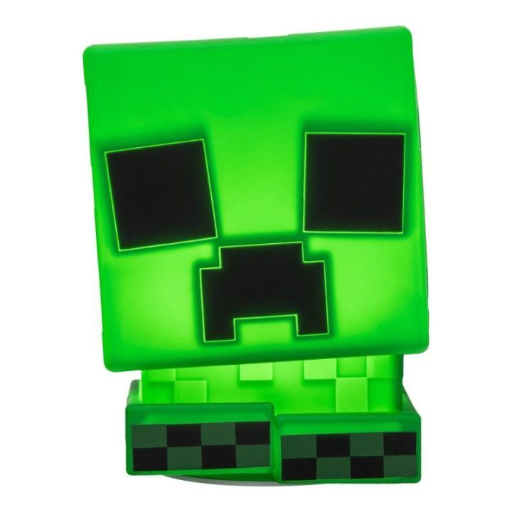 Paladone Minecraft Creeper SquishyGlo silikoninis įkraunamas šviestuvas