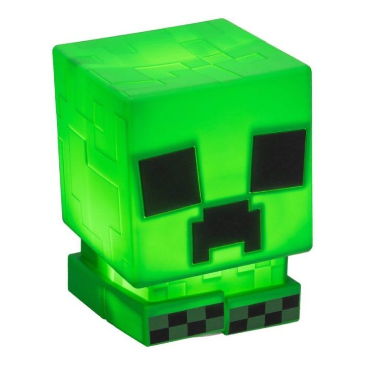 Paladone Minecraft Creeper SquishyGlo silikoninis įkraunamas šviestuvas