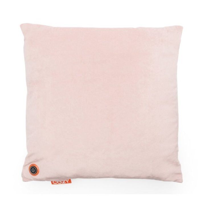 Bodi-Tek COZY šildoma komforto pagalvėlė 45 x 45 cm, šviesiai rausvas veliūras