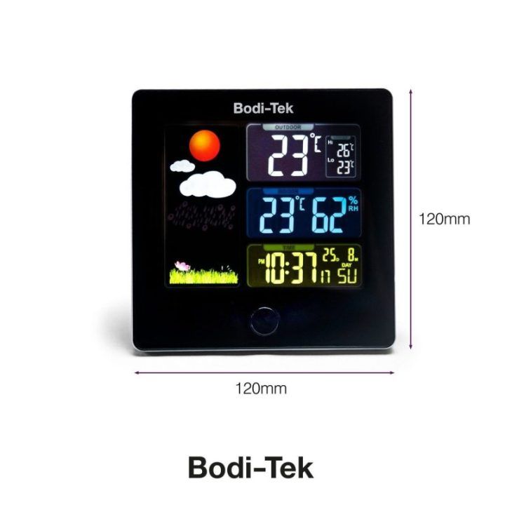 Bodi-Tek BT-HGWS-EU/1,2 skaitmeninė orų stotelė