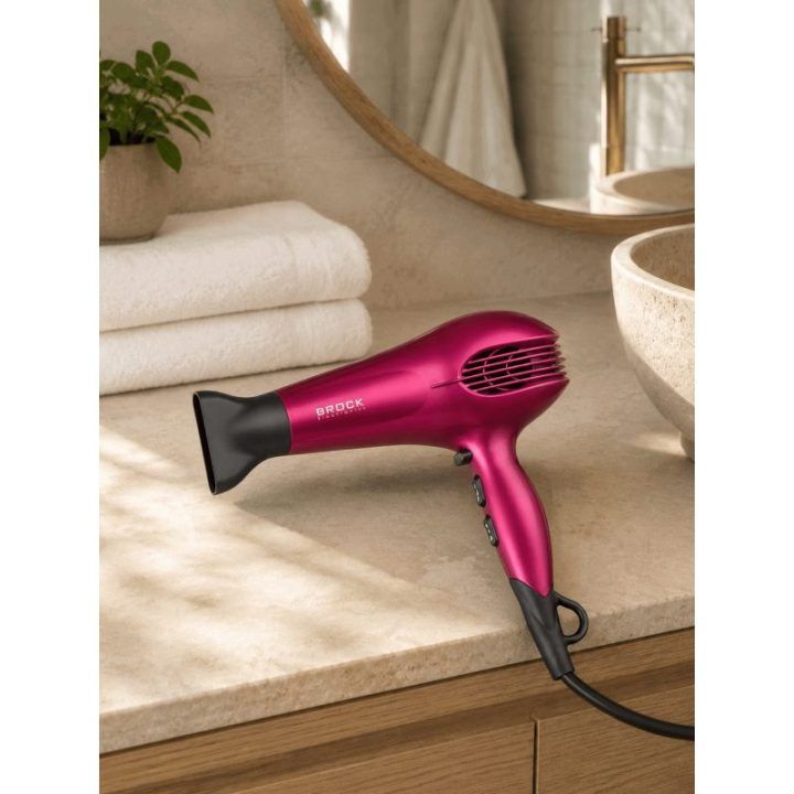 Brock HD 9501 PK plaukų džiovintuvas 1800 W, rožinis
