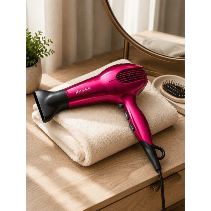 Brock HD 9501 PK plaukų džiovintuvas 1800 W, rožinis