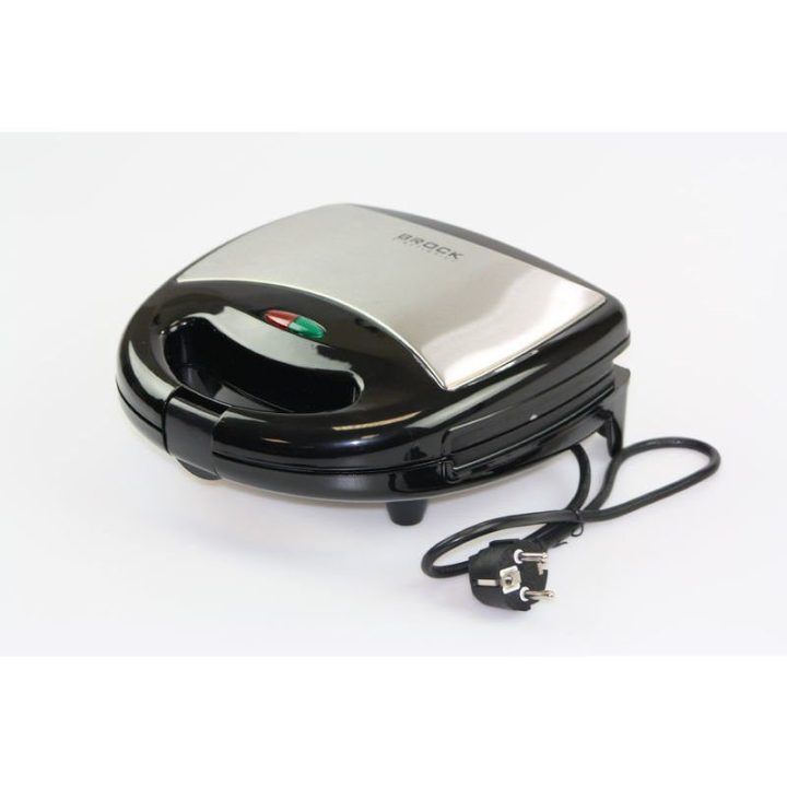 Brock SSM 2004 SS 3in1 sumuštinių, vaflių ir riešutėlių kepimo aparatas, 750 W, juodas / plieninis