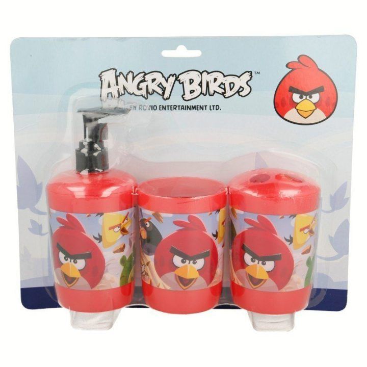 Angry Birds vonios komplektas