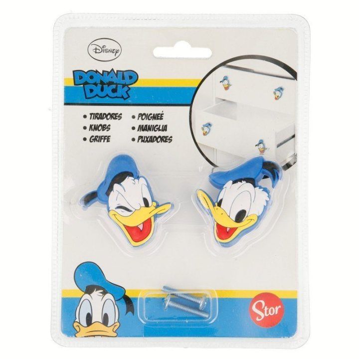 Donald Duck baldelių rankenėlės, 2 vnt