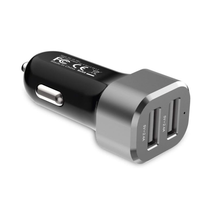 Automobilinis įkroviklis Crong Power 24W, 2×USB
