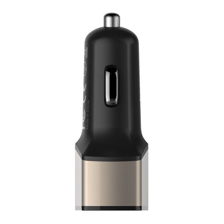 Nillkin Celerity automobilinis įkroviklis USB-A + USB-C, 32 W, auksinis