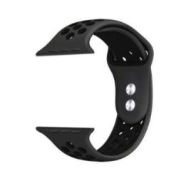 Crong Duo Sport laikrodžio dirželis Apple Watch 38/40/41/42 mm, pilkas/juodas