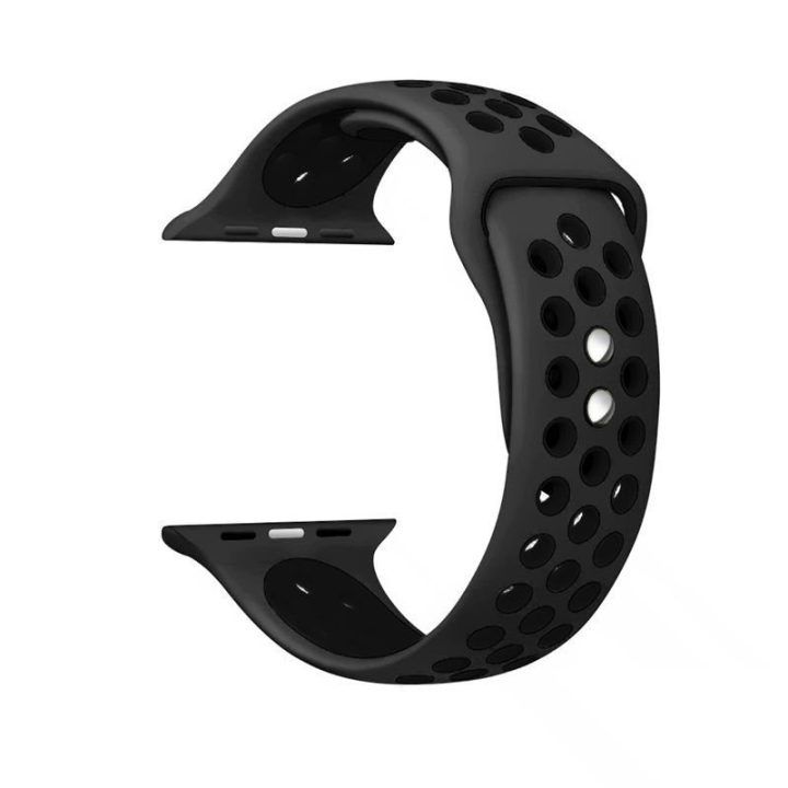 Crong Duo Sport laikrodžio dirželis Apple Watch 38/40/41/42 mm, pilkas/juodas