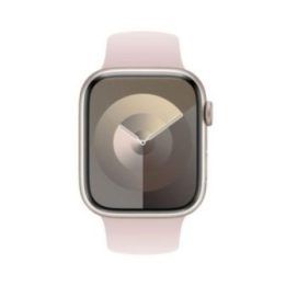 Apple Watch dirželis iš skysto silikono, rožinis
