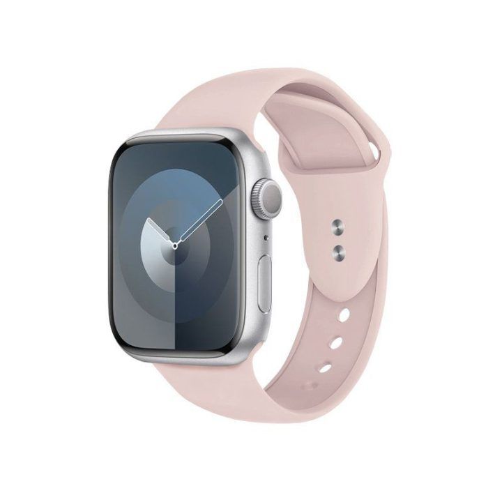 Apple Watch dirželis iš skysto silikono, rožinis