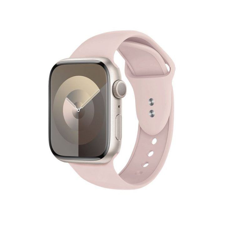 Apple Watch dirželis iš skysto silikono, rožinis