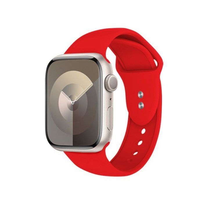 Dirželis Apple Watch, raudonas, silikoninis, Crong