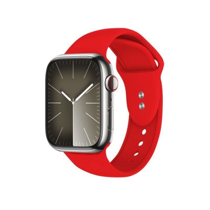 Dirželis Apple Watch, raudonas, silikoninis, Crong