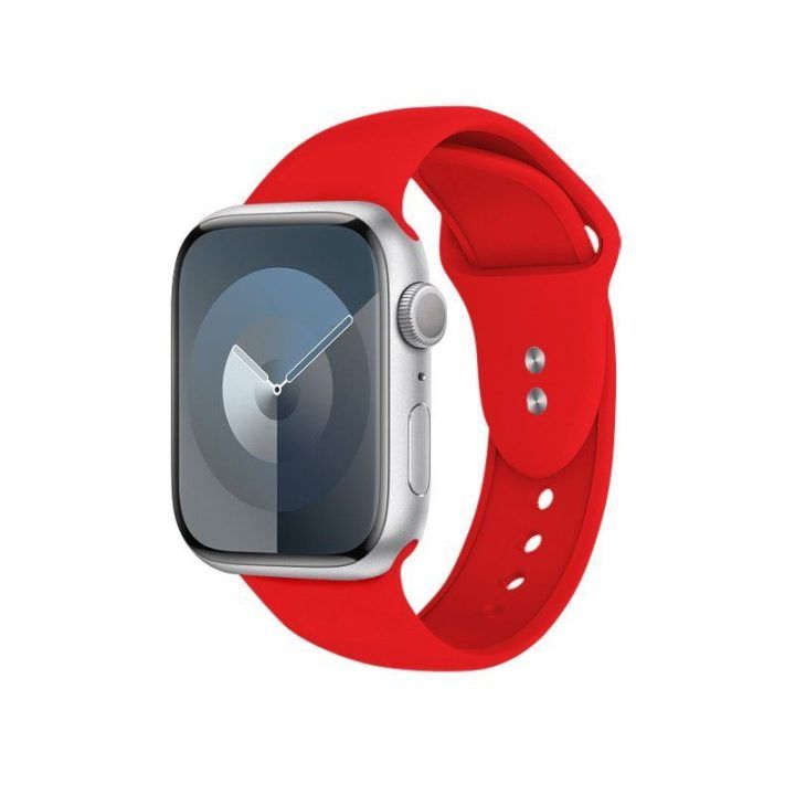 Dirželis Apple Watch, raudonas, silikoninis, Crong