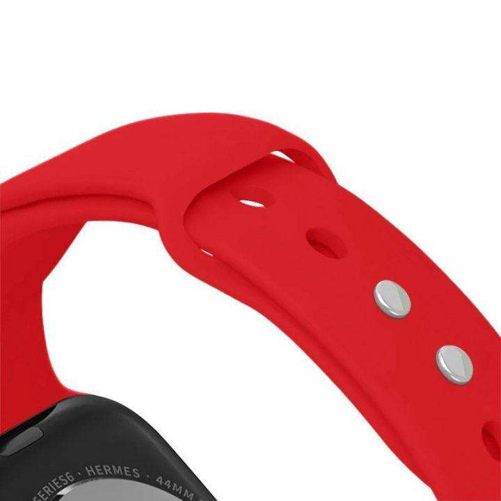 Dirželis Apple Watch, raudonas, silikoninis, Crong