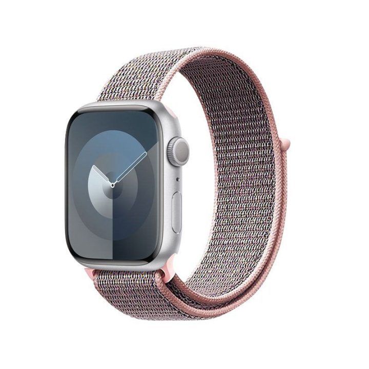 Nailoninis sportinis dirželis Apple Watch, rožinis