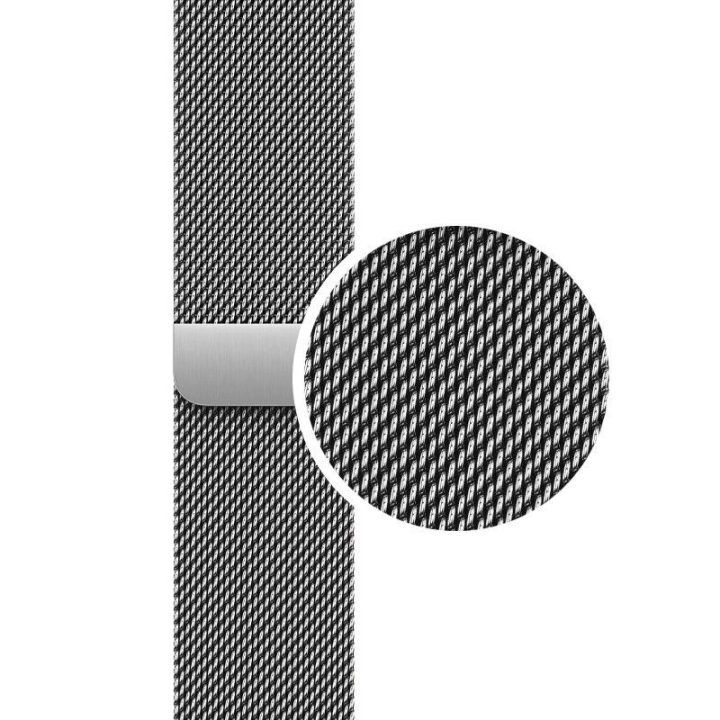 Laikrodžio dirželis iš nerūdijančio plieno Crong Milano Steel sidabro spalvos