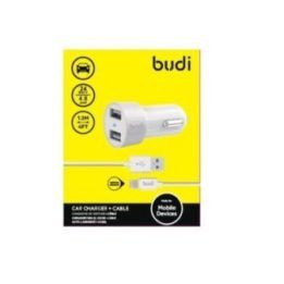 Automobilinis įkroviklis su 2 USB, Budi