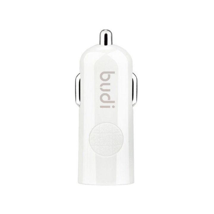 USB automobilinis įkroviklis su LED indikatoriumi ir USB-C laidu