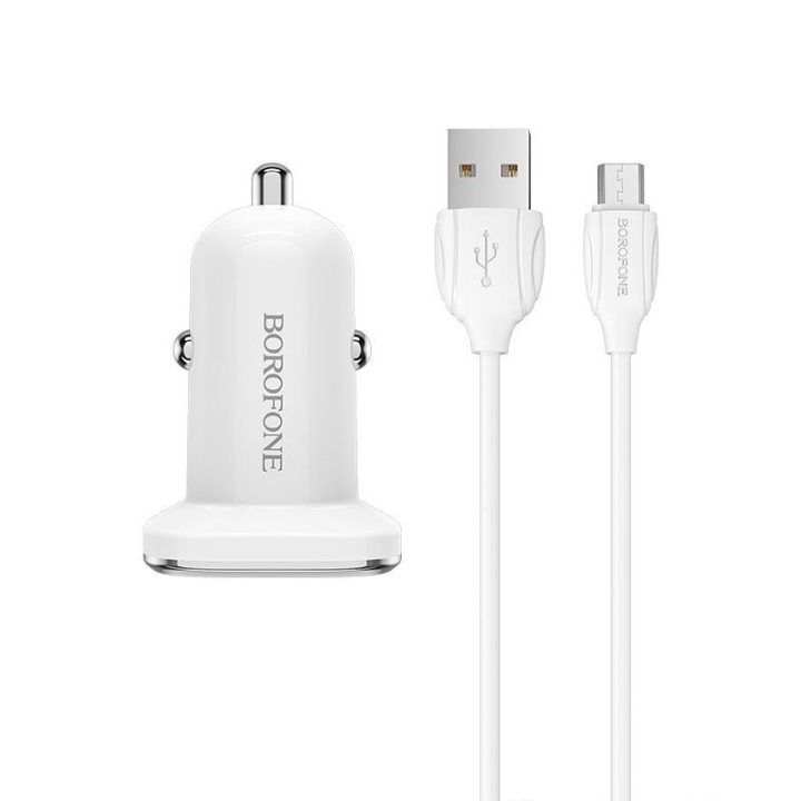 Automobilinis įkroviklis Borofone 18 W su BX19 laidu