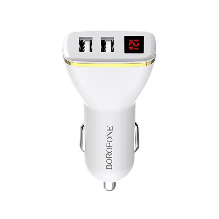 Automobilinis įkroviklis Borofone BZ11, 2 USB, 2,1 A