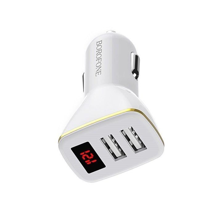 Automobilinis įkroviklis Borofone BZ11, 2 USB, 2,1 A
