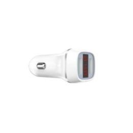 Automobilinis įkroviklis Borofone, 12 W, baltas