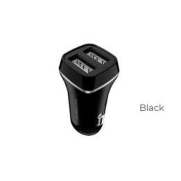 Automobilinis įkroviklis Borofone, juodas, 12 W
