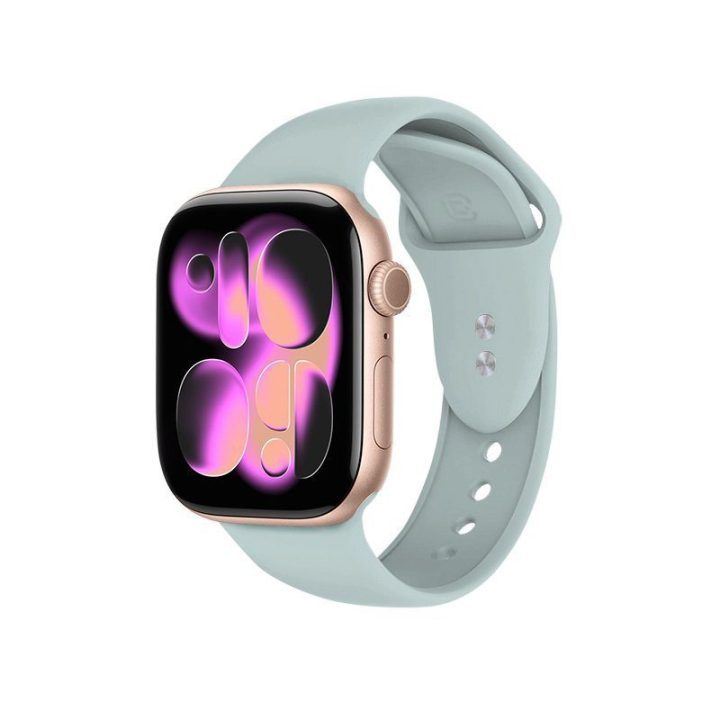 „Crong“ skystojo silikono dirželis Apple Watch, mėtų