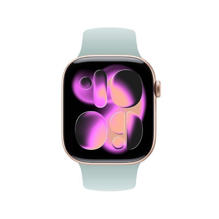 „Crong“ skystojo silikono dirželis Apple Watch, mėtų