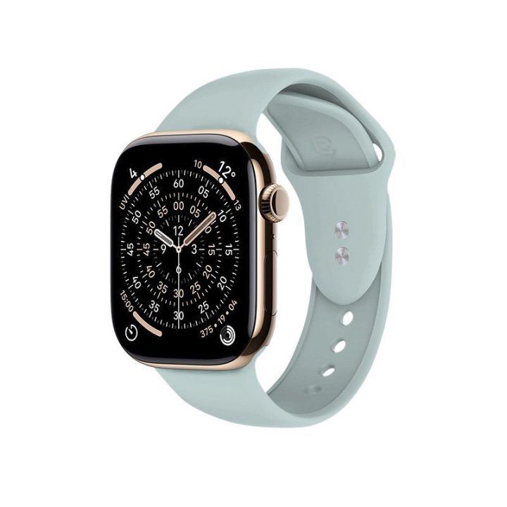 „Crong“ skystojo silikono dirželis Apple Watch, mėtų