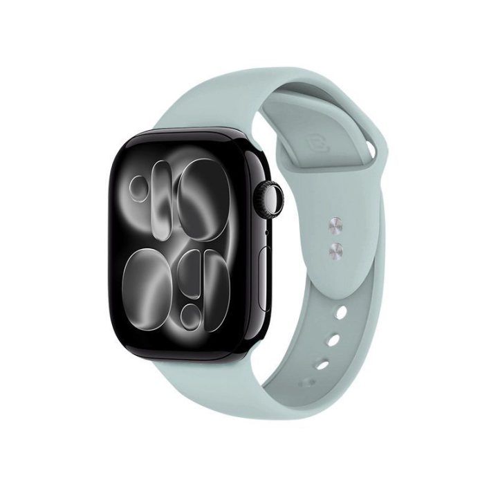 „Crong“ skystojo silikono dirželis Apple Watch, mėtų