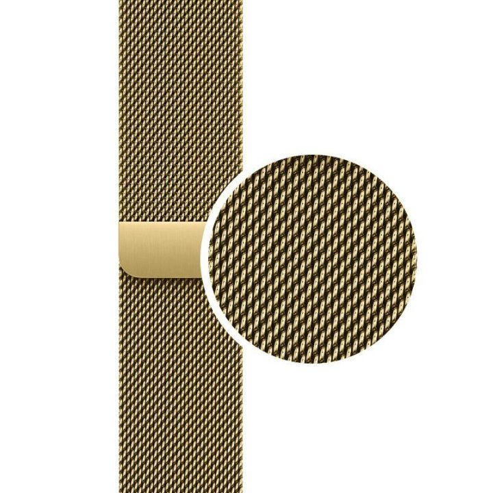 Apple Watch dirželis iš nerūdijančio plieno, auksinis