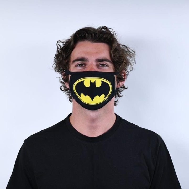 Batman apsauginė veido kaukė su trigubu filtru