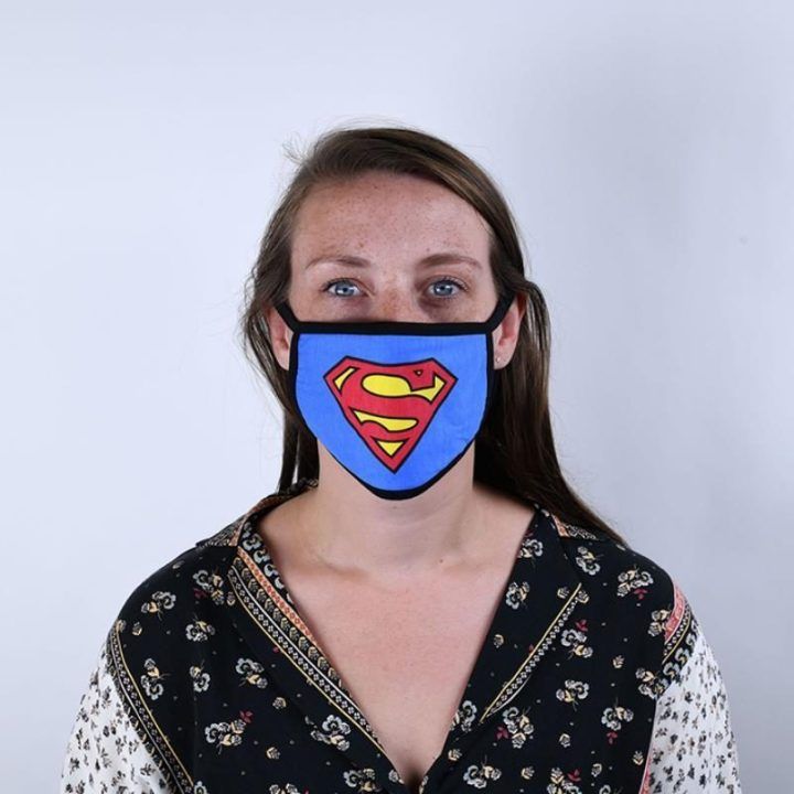 „Superman“ apsauginės kaukės su trigubu filtru