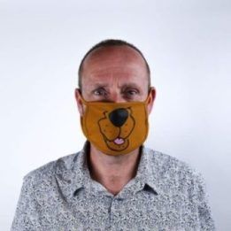 Scooby Doo apsauginė kaukė su trigubu filtru