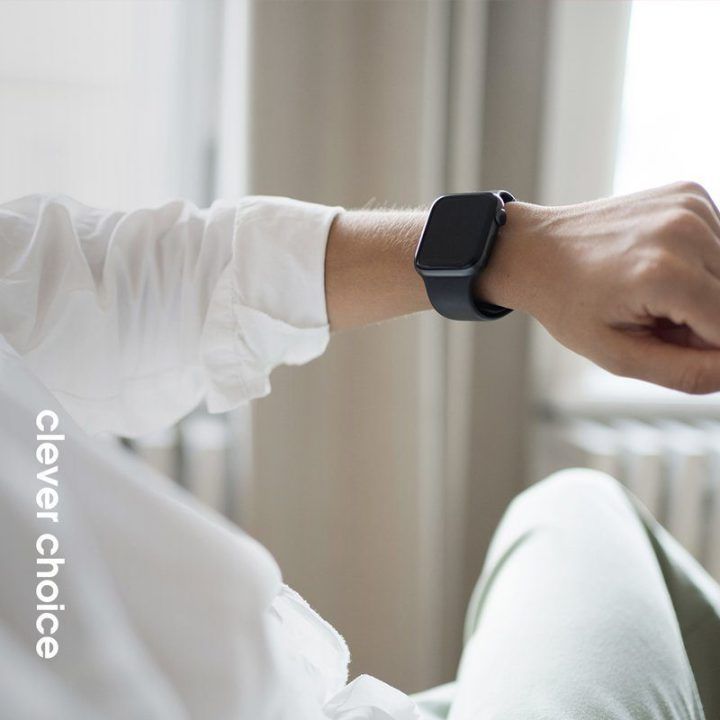 Apple Watch silikoninis dirželis Crong Coral 38–42 mm