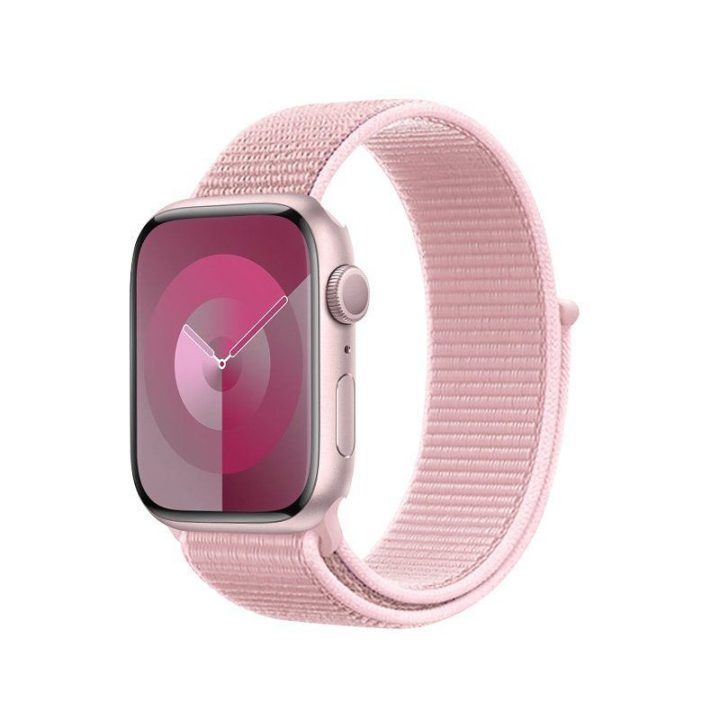 Apple Watch dirželis iš nailono, rožinis Crong 38/40/41/42 mm