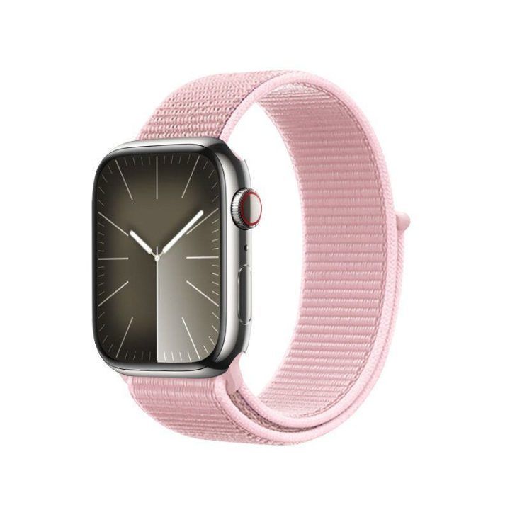 Apple Watch dirželis iš nailono, rožinis Crong 38/40/41/42 mm