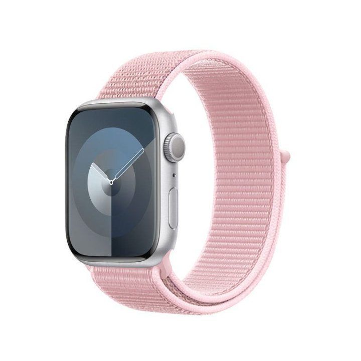 Apple Watch dirželis iš nailono, rožinis Crong 38/40/41/42 mm