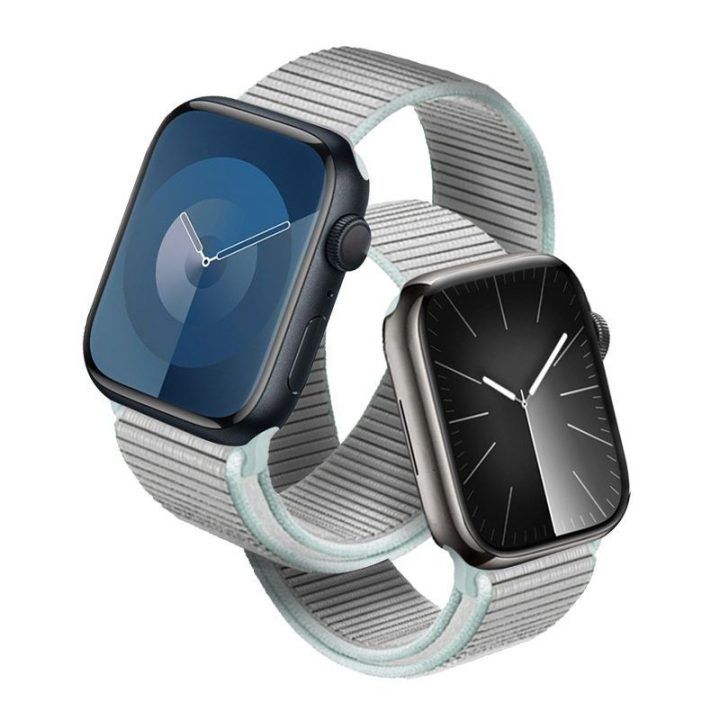 Nailonas dirželis Apple Watch 38/40/41/42 mm, Pastelinė pilka