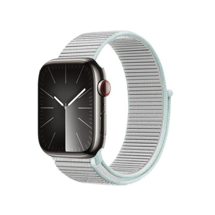 Nailonas dirželis Apple Watch 38/40/41/42 mm, Pastelinė pilka