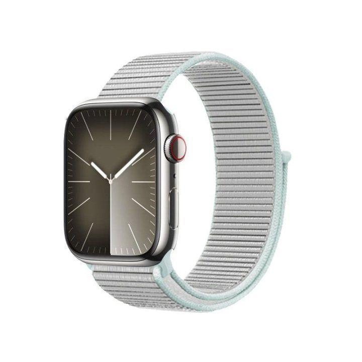 Nailonas dirželis Apple Watch 38/40/41/42 mm, Pastelinė pilka