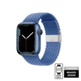 Apple Watch dirželis Crong Wave Band, mėlynas, 38/40/41/42 mm